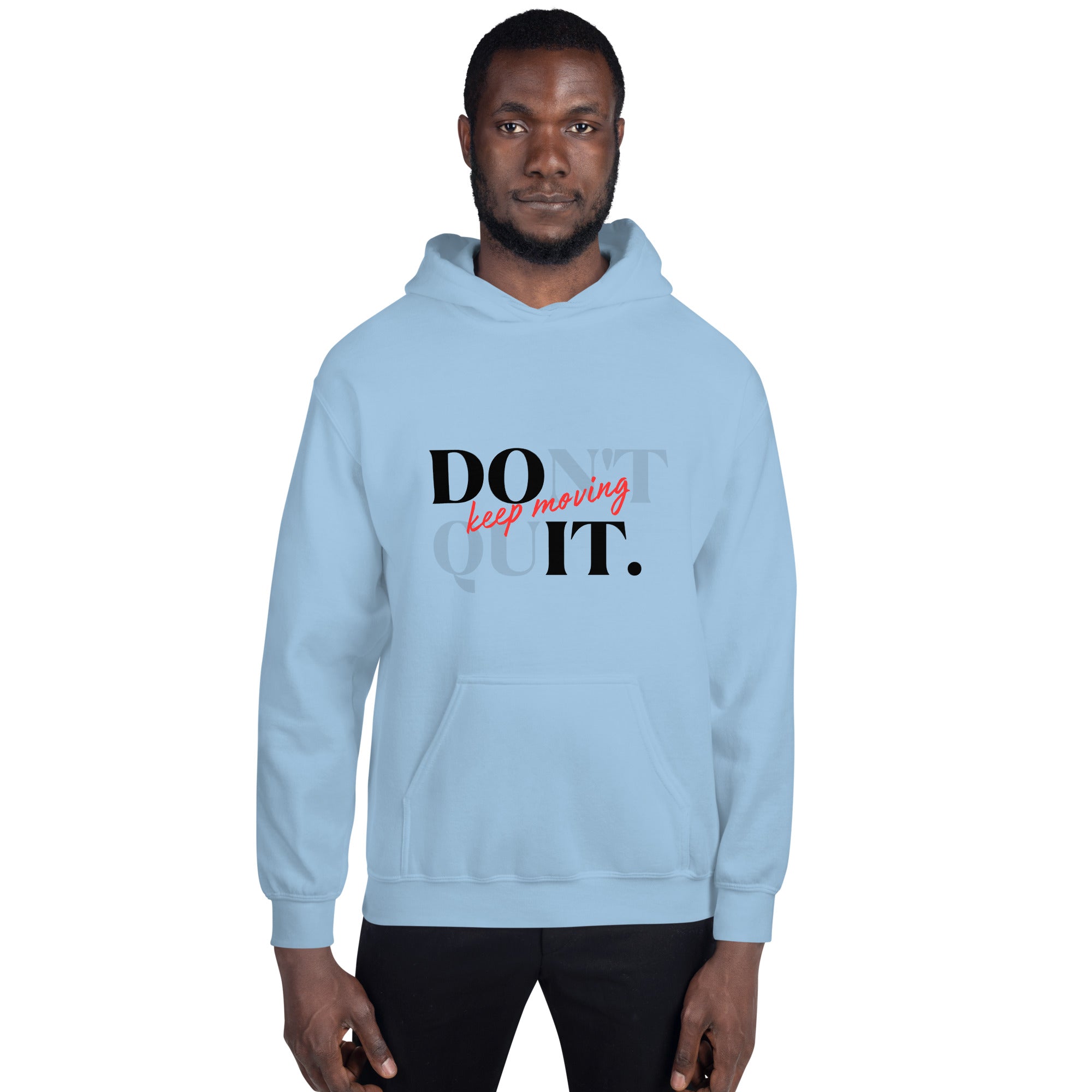 Blue just do it on sale hoodie